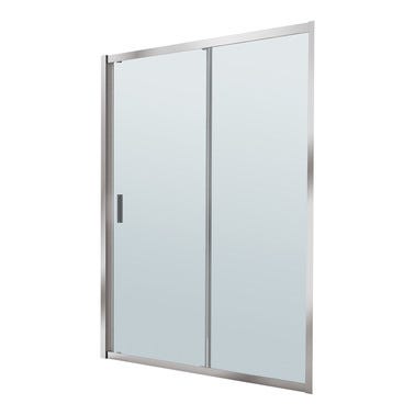 Bricomart MAMPARA DE DUCHA FRONTAL CORREDERA ROCA URA NEW 150CM PLATA