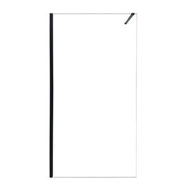 Bricomart MAMPARA DE DUCHA FRONTAL FIJA CARIBE PRO 120CM NEGRO