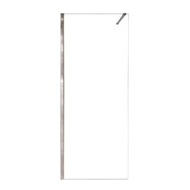 Bricomart MAMPARA DE DUCHA FRONTAL FIJA OCEAN PRO 100CM CROMO