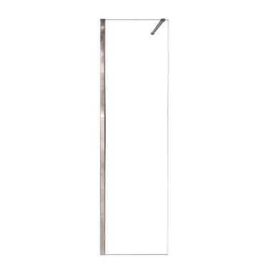 Bricomart MAMPARA DE DUCHA FRONTAL FIJA OCEAN PRO 80CM CROMO
