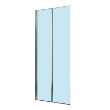 Bricomart MAMPARA DE DUCHA FRONTAL PLEGABLE NAMDRIK 80CM CROMO