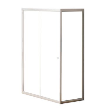 Bricomart MAMPARA DE DUCHA LATERAL FIJO CATANIA PRO 70CM CROMO