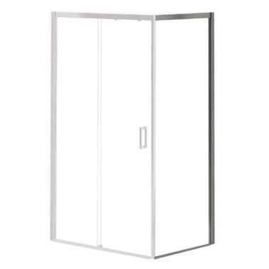 Bricomart MAMPARA DE DUCHA LATERAL FIJO DENVER PRO 70CM CROMO