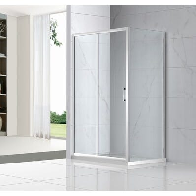 Bricomart MAMPARA DE DUCHA LATERAL FIJO TEKA INCA 70CM CROMO
