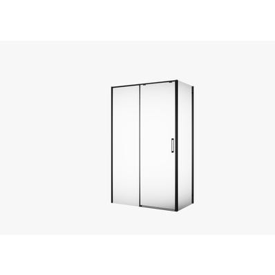 Bricomart MAMPARA DE DUCHA LATERAL FIJO TEKA INCA SLIM 70CM NEGRO