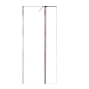 Bricomart MAMPARA PANEL DE DUCHA PUERTA ABATIBLE CARIBE PRO 40CM CROMO