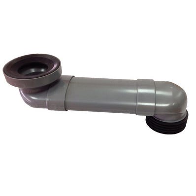 Bricomart MANGUITO INODORO ACORTABLE PVC Ø350X160MM