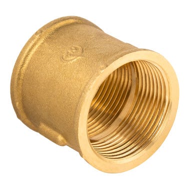 Bricomart MANGUITO LATÓN 1 1/4" HEMBRA ROSCAR-ROSCAR