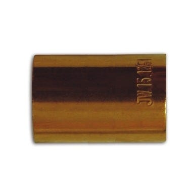 Bricomart MANGUITO PASANTE 28MM HEMBRA COBRE 2 UNIDADES