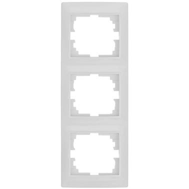 Bricomart MARCO TRIPLE VERTICAL SERIE EUROPA BLANCO