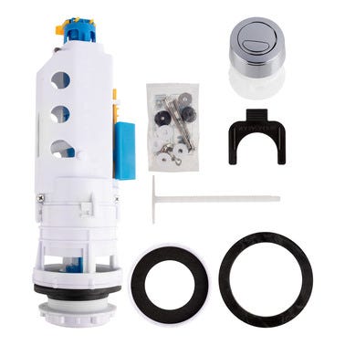 Bricomart MECANISMO DESCARGA CON DOBLE PULSADOR 3/6L TECNOAGUA
