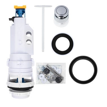 Bricomart MECANISMO DESCARGA INTERRUMPIBLE CON PULSADOR SIMPLE TECNOAGUA