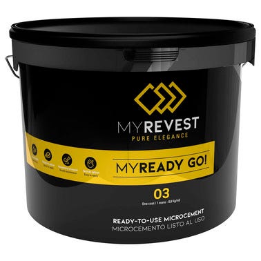 Bricomart MICROCEMENTO DECORATIVO MYREADY GO03 GRIS 17 KG