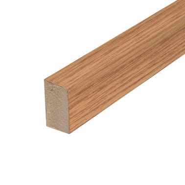 Bricomart MOLDURA CUADRADILLO PVC ROBLE NATURAL 2240 X 25 X 14 MM