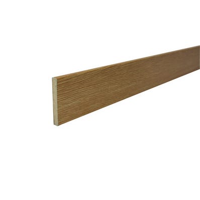 Bricomart MOLDURA JAMBA MELAMINA ROBLE 2250 X 70 X MM