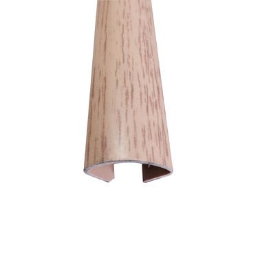 Bricomart MOLDURA JUNQUILLO PVC ROBLE 2600 X 28 X 12 MM