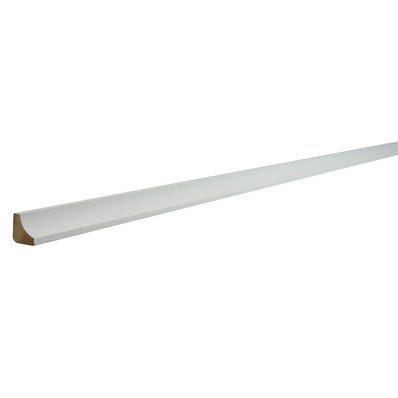 Bricomart MOLDURA RINCONERA MELAMINA BLANCA 2240 X 15 X 15 MM
