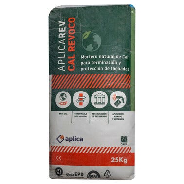 Bricomart MORTERO APLICA REV CAL REVOCO 25 KG BLANCO