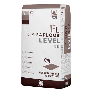 Bricomart MORTERO AUTONIVELANTE CAPAFLOOR 0-10MM 25 KG