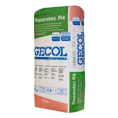 Bricomart MORTERO DE REPARACIÓN GECOL REPARATEC R4 25KG