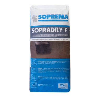 Bricomart MORTERO IMPERMEABILIZANTE GECOL SOPRADRY F 25KG