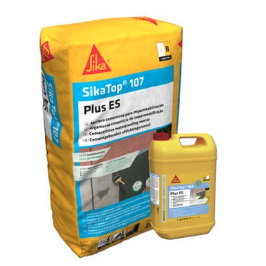 Bricomart MORTERO IMPERMEABLE SIKATOP 107 PLUS 25 KG