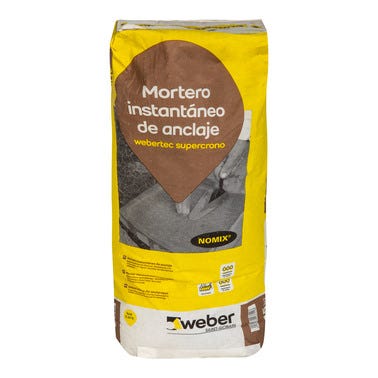 Bricomart MORTERO RÁPIDO INSTANTÁNEO WEBERTEC SUPERCRONO 15 KG