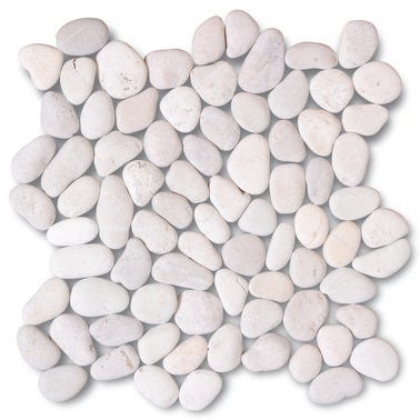 Bricomart MOSAICO PIEDRA NATURAL 30X30CM GALET BLANCO