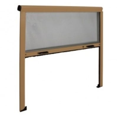 Bricomart MOSQUITERA ENROLLABLE ALUMINIO NOGAL 120X140CM