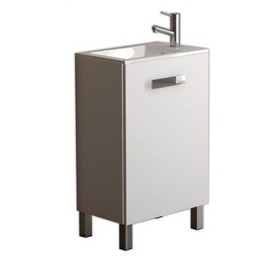 Bricomart MUEBLE DE BAÑO CON LAVABO PARIS BLANCO 50X33CM 1 PUERTA