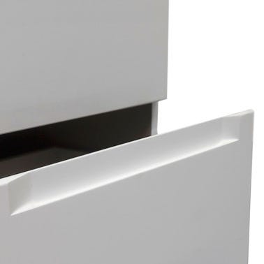 Bricomart MUEBLE DE BAÑO CON LAVABO ROCA BORNEO BLANCO 80.5X46CM