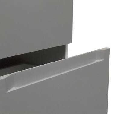 Bricomart MUEBLE DE BAÑO CON LAVABO ROCA BORNEO GRIS CLARO 60.5X46CM