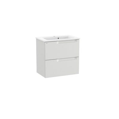 Bricomart MUEBLE DE BAÑO CON LAVABO ROCA BORNEO GRIS CLARO 60.5X46CM
