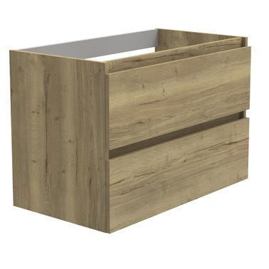Bricomart MUEBLE DE BAÑO MAYA ROBLE 80X45CM 2 CAJONES