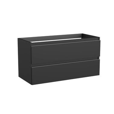 Bricomart MUEBLE DE BAÑO MODULAR ATLANTIS ANTRACITA 2 CAJONES 100X45CM