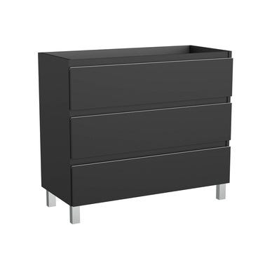 Bricomart MUEBLE DE BAÑO MODULAR ATLANTIS ANTRACITA 3 CAJONES 100X45CM