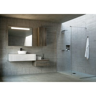 Bricomart MUEBLE DE BAÑO MODULAR ATLANTIS BLANCO 1 CAJON CON TAPA 60X45CM