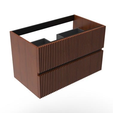 Bricomart MUEBLE DE BAÑO NOVA GEO NOGAL 60X45CM ALISTONADO