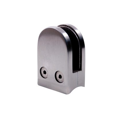 Bricomart PACK 4 PINZAS CRISTAL A BALAUSTRE ACERO INOXIDABLE