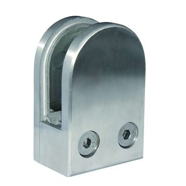 Bricomart PACK 4 PINZAS CRISTAL A PARED ACERO INOXIDABLE