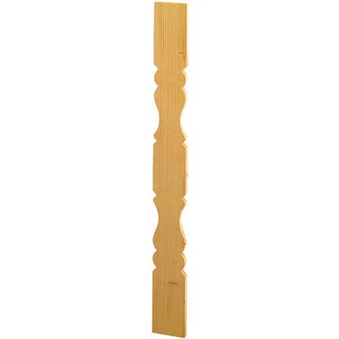 Bricomart PACK 6 BALAUSTRES MADERA ABETO 89 X 9 5 X 1 7 MM