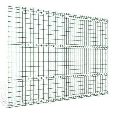 Bricomart PANEL METÁLICO ELECTROSOLDADO PLASTIFICADO VERDE 1 5X2 50 M
