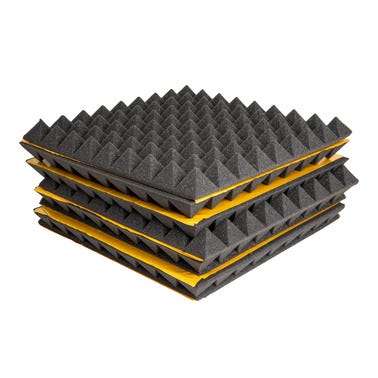 Bricomart PANEL POLIURETANO SOUND DECO PIRÁMIDE 45X45X4 3CM