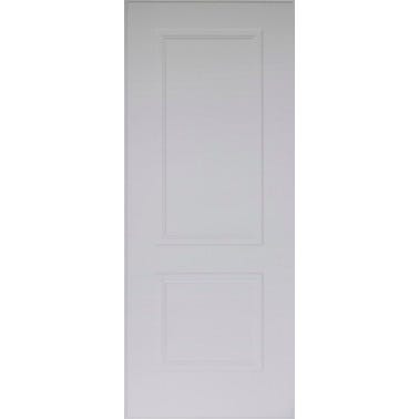 Bricomart PANEL PUERTA ACORAZADA CARA EXTERIOR PVC BLANCO 2 CUADROS