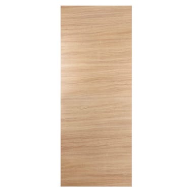 Bricomart PANEL PUERTA ACORAZADA CARA INTERIOR ACABADO ROBLE HORIZONTAL