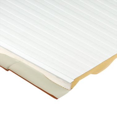 Bricomart PANEL SÁNDWICH IMITACIÓN TEJA COPPO ROJO/BLANCO 4 CM 3 5X1 M