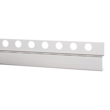 Bricomart PEFIL ESQUINA REDONDEADA ALUMINIO 10X25X2600 MM PLATA BRILLO