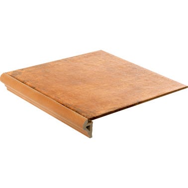 Bricomart PELDAÑO PORCELANICO 33.3X33.3CM GREDOS TEJA UNIDAD. ANTIDESLIZANTE