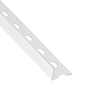 Bricomart PERFIL ESQUINA ALUMINIO 12X2600 MM BLANCO LACADO