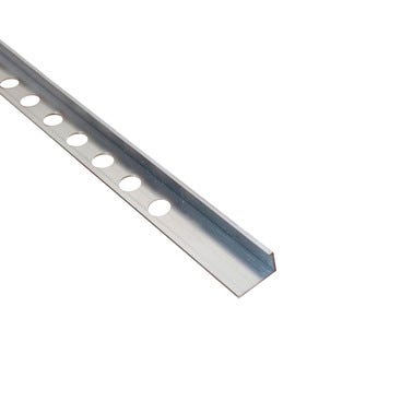 Bricomart PERFIL ESQUINA ALUMINIO 12X2600 MM PLATA BRILLO